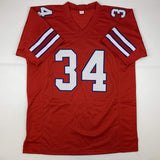 Autographed/Signed Thurman Thomas Buffalo Red Football Jersey JSA COA