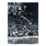 Michael Jordan Autographed Chicago Bulls "Frozen In Time" 30 x 40 Photograph UDA