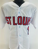 Tim McCarver Signed St. Louis Cardinals Jersey (JSA COA) 2xWorld Series Champion