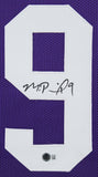 Washington Michael Penix Jr. Signed Purple Pro Style Framed Jersey BAS Witnessed