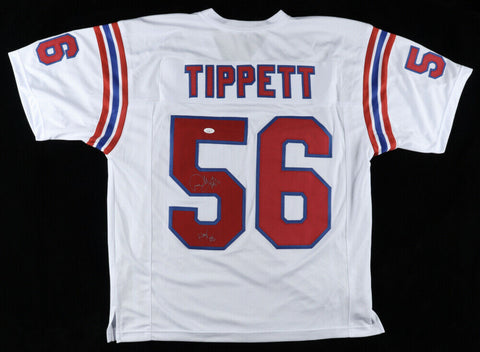 Andre Tippett Signed New England Patriots Jersey (JSA COA) SB.XX / HOF 2008