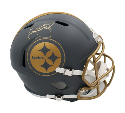 Kordell Stewart Signed Pittsburgh Steelers Speed Full Size Slate NFL Helmet