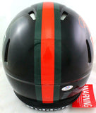 Reggie Wayne Signed Miami Hurricanes Knight F/S Authentic Helmet- PSA/DNA*Orange