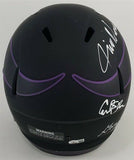 Purple People Eaters Signed Full Size Minnesota Vikings Helmet (Beckett Holo)