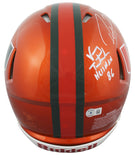 Miami (6) Lewis, Irvin, +4 Signed Flash F/S Speed Proline Helmet w/ Case BAS Wit