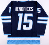 Matt Hendricks Signed Jets Jersey (Beckett COA) Playing career 2004-present