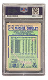 Michel Goulet Signed 1990 O-Pee-Chee #329 Chicago Blackhawks Hockey Card PSA/DNA