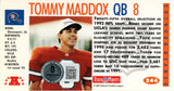 Tommy Maddux Autographed 1992 Gameday #4 Trading Card Beckett 44785