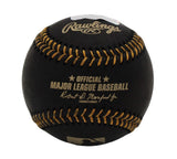 Charlie Sheen Signed Major League Rawlings OML Black MLB Baseball with Insc