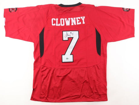 Jadeveon Clowney Signed Under Armor South Carolina Gamecocks Red Jersey Beckett