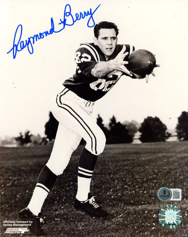 Raymond Berry Autographed Baltimore Colts 8x10 Photo Beckett 47736