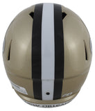 Saints Darren Sproles "Who Dat" Signed Full Size Speed Rep Helmet BAS Witnessed