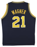 Michigan Franz Wagner Authentic Signed Navy Blue Pro Style Jersey BAS Witnessed