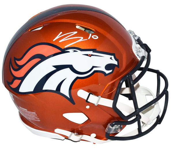 BO NIX AUTOGRAPHED DENVER BRONCOS FLASH AUTHENTIC SPEED HELMET BECKETT