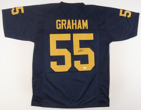 Mason Graham Signed Michigan Wolverines Jersey (JSA COA) 2023 CFB National Champ