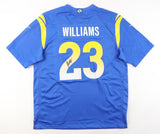 Kyren Williams Signed Los Angeles Rams Nike Jersey (Beckett) 2023 Pro Bowl R.B.