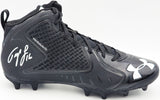 TYLER LOCKETT AUTOGRAPHED UNDER ARMOUR CLEATS SEAHAWKS SIZE 10 MCS 236388