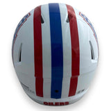 Eddie George Autographed Signed Houston Oilers Speed Rep Helmet - Beckett