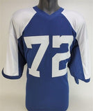 Ed Too Tall Jones Signed Cowboys Throwback Jersey (JSA COA) Dallas 3xProBowl DE