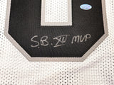 OAKLAND RAIDERS JIM PLUNKETT AUTOGRAPHED WHITE JERSEY "SB XV MVP" PSA/DNA 229530