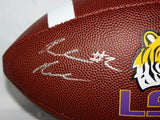 Rueben Randle Autographed LSU Brown Football W/ Geux Tigers- JSA W Auth