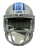 Barry Sanders HOF Signed/Insc Lions Full Size Rep Helmet Schwartz Sports 164871