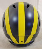 JJ MCCARTHY, BLAKE CORUM & ROMAN WILSON SIGNED MICHIGAN F/S SPEED REP HELMET BAS