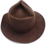 Harrison Ford Autographed Indiana Jones Fedora Hat Beckett BAS QR #B344538