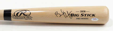 Brendan Rodgers Signed Rawlings Big Stick Bat (PSA COA) Colorado Rockies Rookie