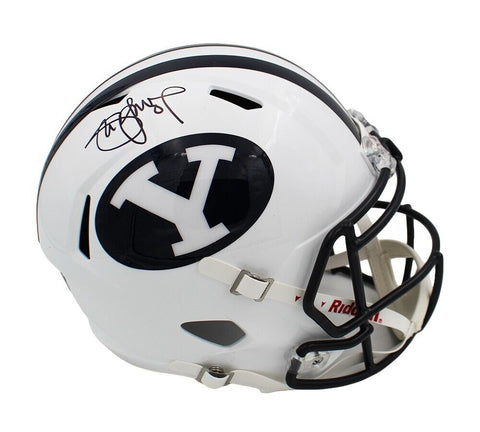 Steve Young Signed BYU Cougars Speed Full Size NCAA Helmet