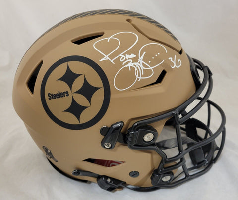 JEROME BETTIS SIGNED PITTSBURGH STEELERS STS SPEEDFLEX HELMET BECKETT QR