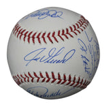 2009 New York Yankees Team Signed World Series Baseball 9 Sigs Steiner 33942