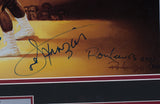 Muhammad Ali Joe Frazier Ron Lewis Signed Framed 16x20 Boxing Poster BAS LOA