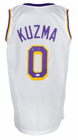 Kyle Kuzma Signed Los Angeles Lakers Jersey (Beckett COA) 2020 NBA Champ Forward