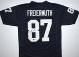 Pat Freiermuth Autographed Blue College Style Jersey - Beckett W Hologram *Black