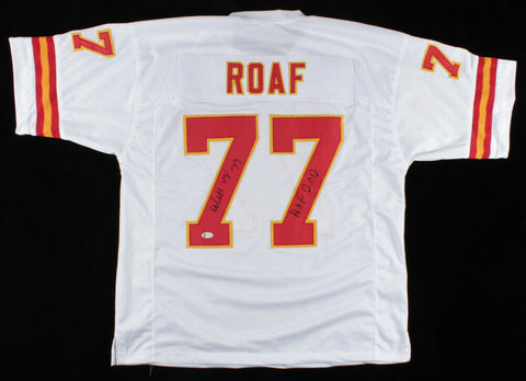 Willie Roaf Signed Kansas City Chiefs Jersey Inscribed "HOF 2012" Beckett COA