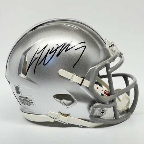 C.J. Stroud Autographed Signed Ohio State Mini Helmet Texans Beckett