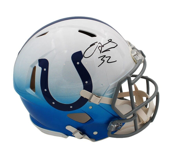 Edgerrin James Signed Indianapolis Colts Speed Authentic Custom NFL Helmet