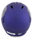 Ravens Ray Lewis Signed 2024 On-Field Alt F/S Speed Rep Helmet W/ Case BAS Wit