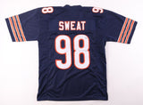 Montez Sweat Signed Chicago Bears Blue Jersey Inscribed "Bear Down" (JSA COA)