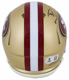 49ers Donte Whitner Authentic Signed Speed Mini Helmet Autographed BAS Witnessed