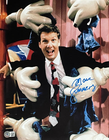 Marc Summers Autographed Nickelodeon Double Dare 11x14 Photo Beckett 46868