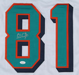 O. J. McDuffie Signed Dolphins Jersey (JSA COA) Miami W.R (1993-2001) Penn State