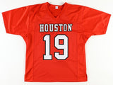 Simon Fletcher Signed Houston Cougars Jersey (JSA) Denver Broncos Linebacker