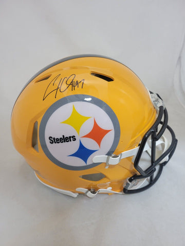 CAM HEYWARD SIGNED PITTSBURGH STEELERS F/S THROWBACK SPEED AUTHENTIC HELMET BAS