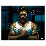 Hugh Jackman Autographed 2009 X-Men Origins Wolverine Battle Ready 16x20 Photo