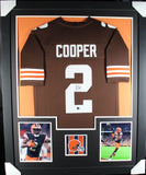 AMARI COOPER (Browns brown TOWER) Signed Autographed Framed Jersey Beckett