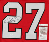 Jeremy Roenick Signed Chicago Blackhawks Red Jersey (JSA COA) 513 NHL Goals