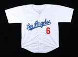 Steve Garvey Signed Los Angeles Dodgers White Jersey (JSA COA) 1981 W.S Champion