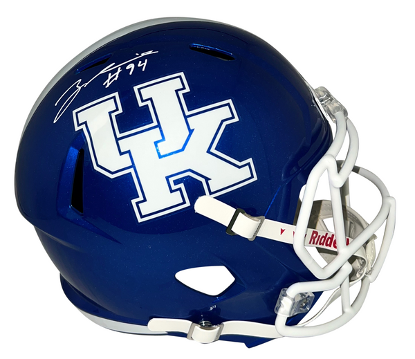 ZA'DARIUS SMITH SIGNED KENTUCKY WILDCATS FULL SIZE SPEED HELMET BECKETT